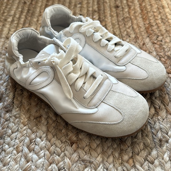 Loewe Ballerina Runner Sneaker | White & Beige | Like New - Picture 3 of 5